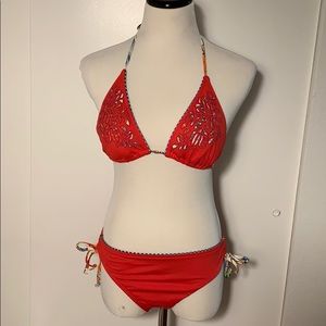 Bikini top and bottom by Lucky Brand